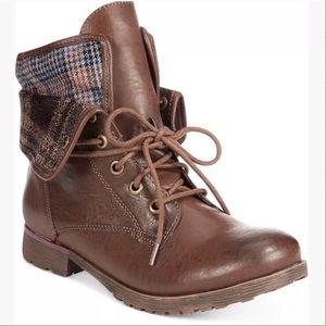 Rock & Candy Spraypaint Herribone Foldover Bootie